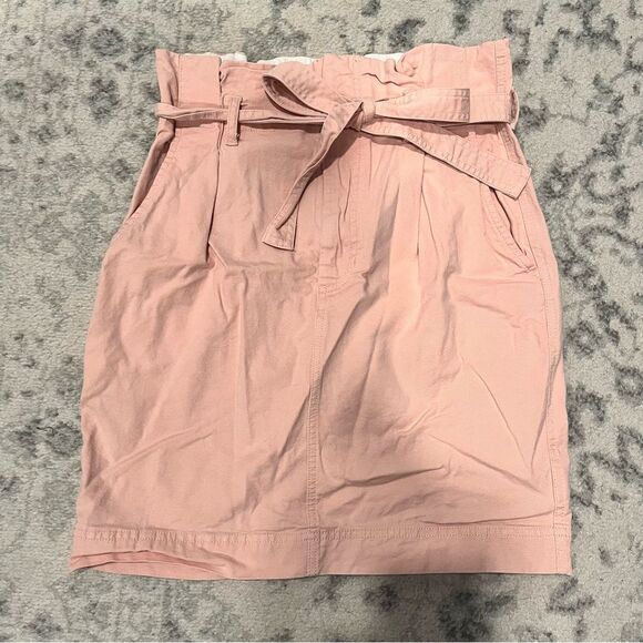 Gap Paperbag Waist Pencil Skirt in Pink Fairy Size 2 - Picture 4 of 9